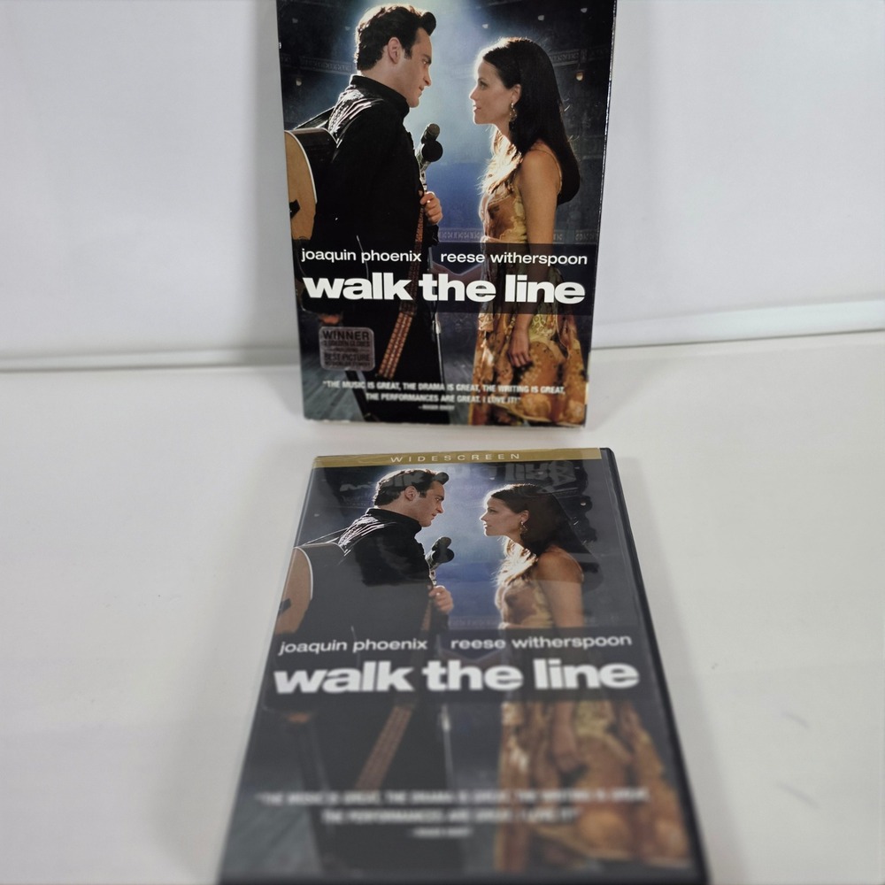 Walk the Line DVD Widescreen Joaquin Phoenix Reese Witherspoon with Slipcover‎